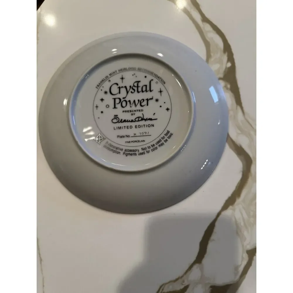 Crystal Power by Jean Dixon Franklin Mint Limited Edition Collectors Plate 7591
